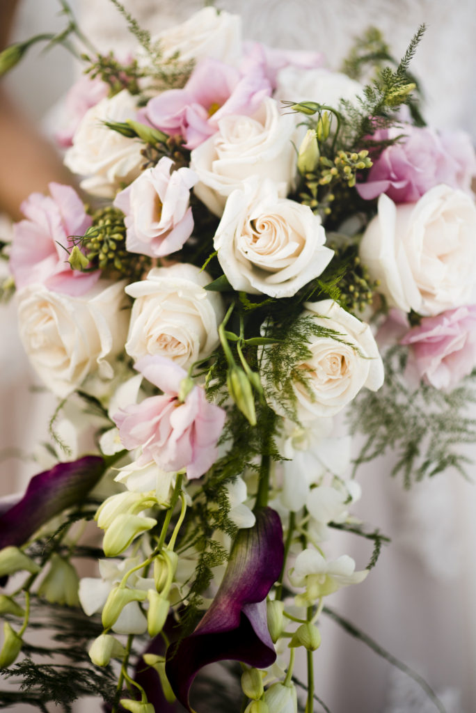 bridal bouquet, wedding bouquet, rose wedding bouquet