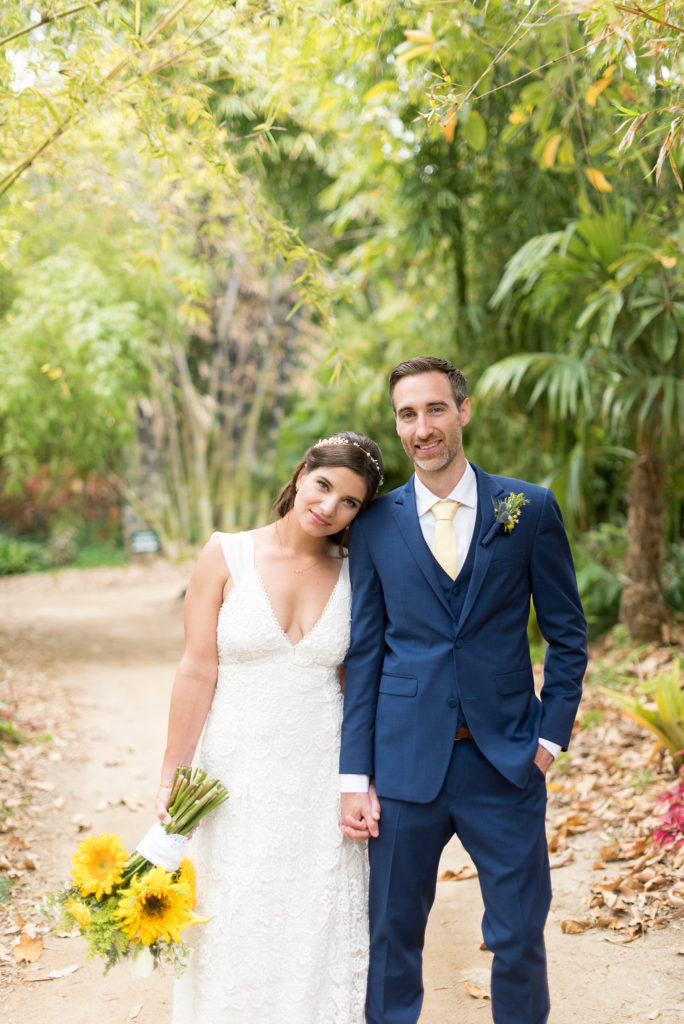 bride and groom, garden venue, outdoor venue