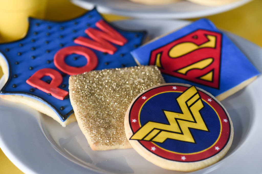 Super hero cookies